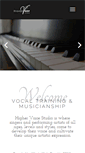 Mobile Screenshot of highervoicestudio.com